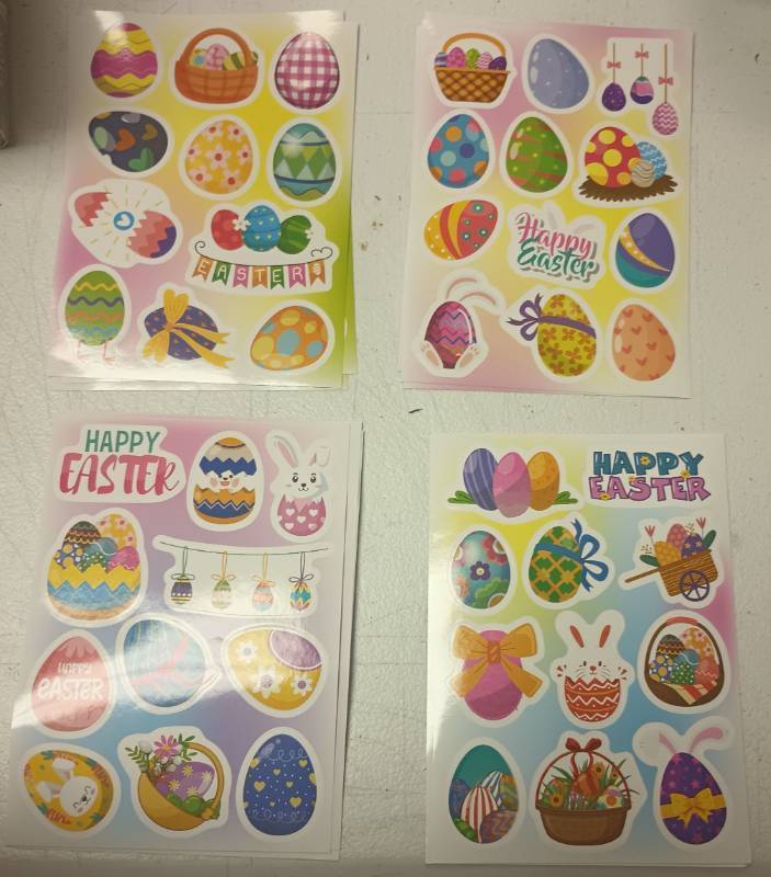 lot 752 image: Easter Holiday Sticker Collection Set DP60