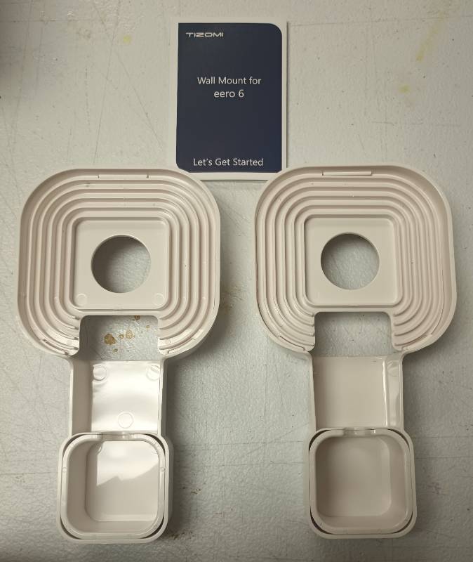 lot 755 image: Tizomi Wall Mount for eero 6 Router