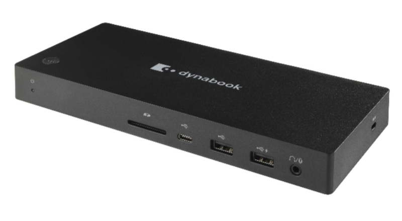 lot 108 image: Toshiba Dynabook USB-C Docking Station with Power Adapter
