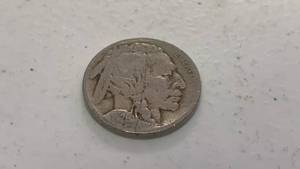 lot 11 image: 1928 Buffalo Nickel Five Cents US Coin