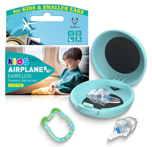 lot 830 image: Ear Plugs for Kids (6-12 yrs), Airplane Ear Pressure Relief & Prevent Ear-Pain Earplugs for Children Adults with Small Ear-canals, Comfortable Earbuds, 25 dB Noise Cancelling