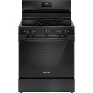 lot 22 image: Frigidaire30 in. 5 Electric Range in Black with Dual Expandable Element - Retail $879