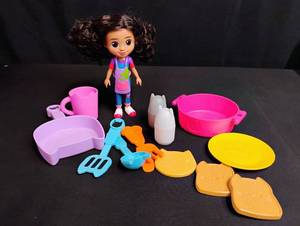 lot 1503 image: Chef Doll with Kitchen Playset