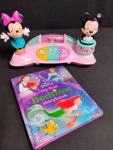 lot 1507 image: Disney Princess Bedtime Storybook & Mickey Mouse Musical Toy Set
