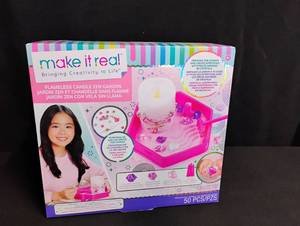lot 1516 image: Make It Real Flameless Candle Zen Garden Craft Kit