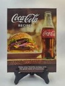 lot 1616 image: Coca-Cola Small Spiral Recipe Cookbook