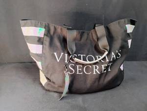 Victoria Secret Black/Silver Overnight Bag