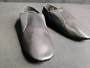 lot 1643 image: Unisex Leather Upper Jazz Shoe Slip-on for Women and Mens Dance Shoes