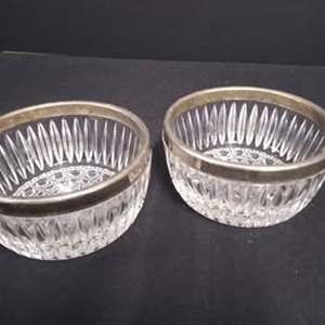 lot 1665 image: Two Glass Bowls