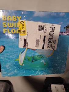 lot 1763 image: Balhvit Baby Swimming Float with Canopy