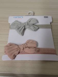 lot 1771 image: Carters Baby Bow Headband Set