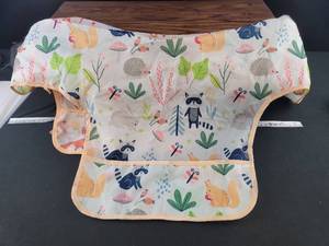 lot 2962 image: Woodland Animal Print Baby smock Set
