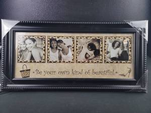 lot 2973 image: Decorative Photo Frame with Leopard Print Border