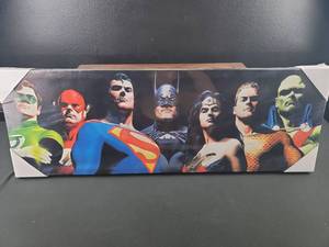 lot 2975 image: DC Justice League Alex Ross Art Canvas Print