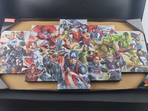 lot 2976 image: Marvel Avengers Character Collage Poster