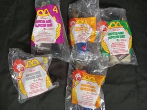 lot 2795 image: McDonalds Inspector Gadget Happy Meal Toys Complete Set