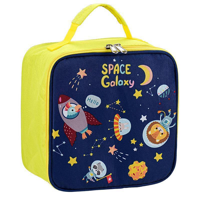 lot 15348 image: Lunch Box Kids, Insulated Lunch Bag, Toddler Lunch Box for Daycare, Small Cooler Bag Back to School for Girls, Boys, Astronaut