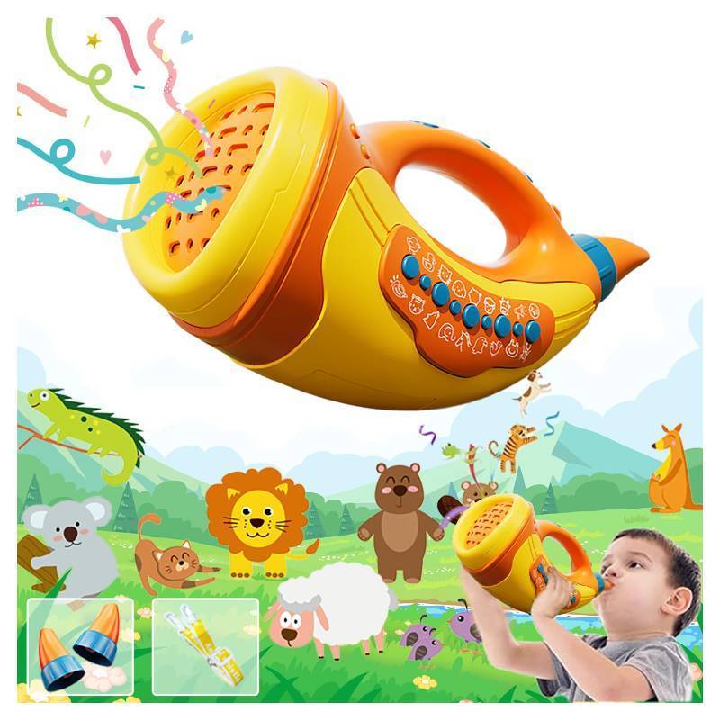lot 15407 image: Animal Caller Toys for Kids 2 Modes 30 Real Animal Sounds Effects, Funny 3 Levels of Light Brightness Challenge Loud Noisy Toys Annoying Kids Gifts Hunting for Boys Girls Ages 3