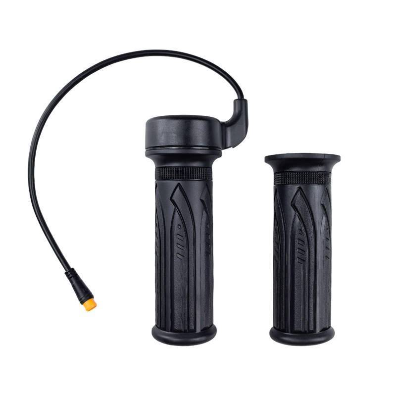 lot 15439 image: Throttle Grip, 20X Electric Bicycle Scooter Twist Throttle, with 3 Pin Waterproof Joint, Ebike Handlebar, Conversion Kit Parts(22.2mm0.87in) - Retail $12