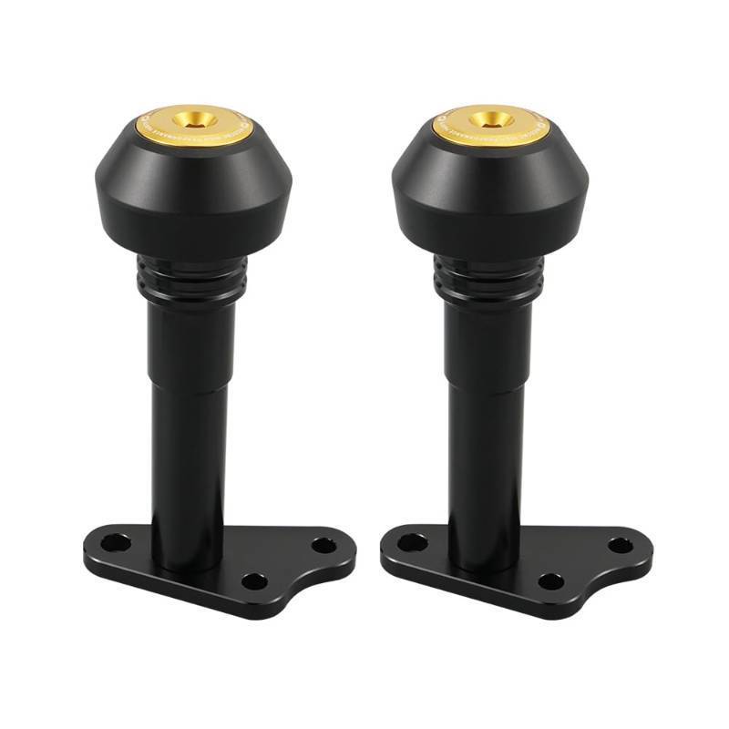 lot 15488 image: Gold Aluminum Frame Sliders Frame Guards Compatible with Suzuki DRZ400S DRZ400SM 2000 2001 2002 2003 2004 2005 2006 2007-2020 2021 2022 2023 2024 See Fitment - Retail $64
