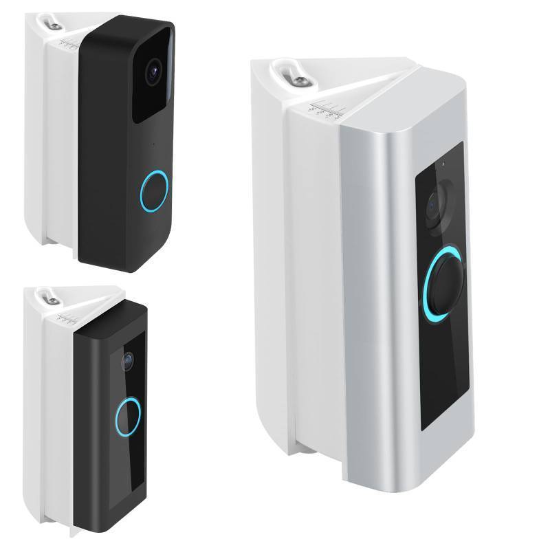 lot 24970 image: Adjustable 30 to 55 Degree Doorbell Angle Mount Compatible with Video Doorbell WiredPro, Replacement Angle Adjustment Adapter Mounting Bracket Wedge Kit, Not for Ring Video Doorbell 3