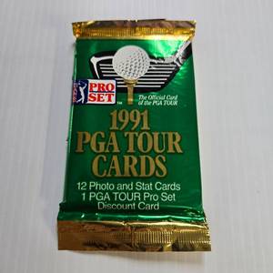 lot 99 image: 1991 PGA Tour Pro Set Golf Cards Pack