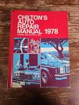 Chilton's Auto Repair Manual 1978 Hard Book