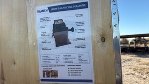 lot 158 image: Unused IRBM Wheel Balancing Machine