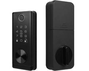 lot 6875 image: Fingerprint Keyless Entry Door Lock with Electronic Touchscreen Keypad, Biometric Door Knob, Auto Lock, Electronic, Easy Installation