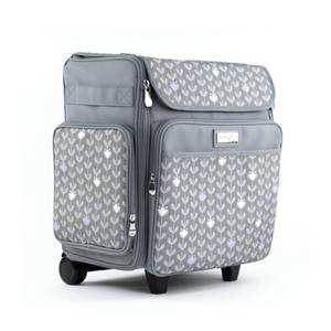 lot 6936 image: Everything Mary Collapsible Scrapbook Case Foldable Craft Organizer Tote for Scrapbooking Supplies, Art Tools, Paper &amp Accessories Portable Storage Bag