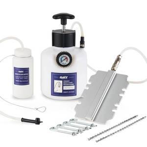 lot 6943 image: Orion Motor Tech Brake Bleeder Kit, 2.5L Pressure Brake Bleeder Set with 4.25x6.75Adapter, 2.6qt Manual Brake Fluid Extractor with 500mL Brake Bleeder Bottle Compatible with GMC Chrysler Dodge Jeep