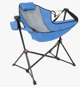 lot 8053 image: members mark swing Lounger Blue