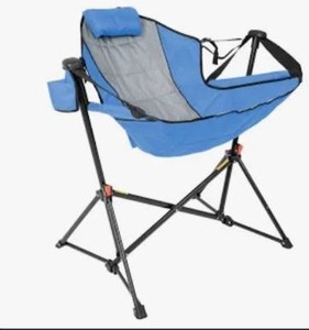 lot 8054 image: members mark swing Lounger Blue