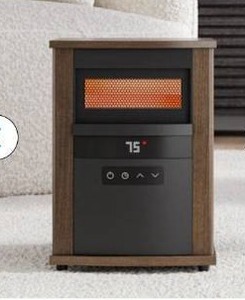 lot 5895 image: Utilitech Utilitech 1500 -Watt Infrared quartz Cabinet Indoor Electric Space Heater