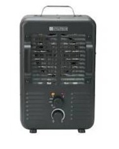 lot 5896 image: Utilitech 1500 -Watt Utility Fan Utility Indoor Electric Space Heater with Thermostat