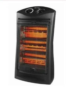 lot 5898 image: Utilitech 1500 -Watt Infrared quartz Tower Indoor Electric Space Heater with Thermostat
