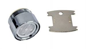 lot 5921 image: Danco Dual Thread 1516 in.-27M x 5564 in.-27F Chrome Faucet Aerator