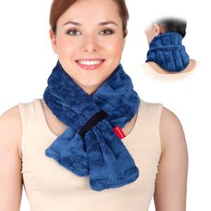 lot 8156 image: Comfytemp Microwavable Heating Pad for Neck Shoulders, 33x4, Moist Heat Neck Wrap Warmer for Pain Relief, Microwave Heating Pad Warm Compress, Relaxation Items for Women Seniors