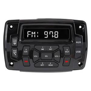 lot 8169 image: Citreal Marine Stereo Audio Radio Bluetooth Car Stereo Receivers Waterproof Player MP3 Boat Media with AMFM Music Radio USB Input for Golf Cart Motorcycle UTV Head Unit Sound System