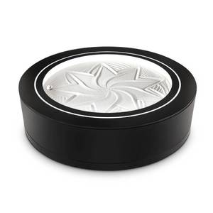 lot 8189 image: HoMedics 11 Drift Sandscape, Compact Size, Zen Garden, Meditation Accessories, Decorative Sandscape, Smart LED Lighting, Wi-Fi Enabled (Black) Retail$250