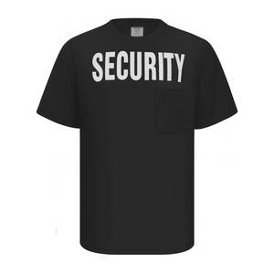 lot 8219 image: TCCFCCT Security Shirts for Men Security Uniform Shirt for Guard Work, Concerts, Events, Weddings, Staff, ST-Black 4XL