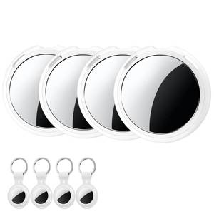 lot 8310 image: Tracker Tags-4 Pack Apple MFi Certified Air Pair with Apple Find My(iOS Only) Smart Bluetooth Tracking Tags Key Finder Item Locator Waterproof Worldwide Tracker for Pets Wallet Backpack Dogs Luggage