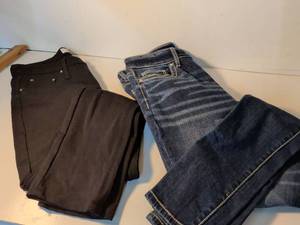 lot 34 image: Daytrip Lynx Skinny Jeans Bundle - Black and Blue  Size 26