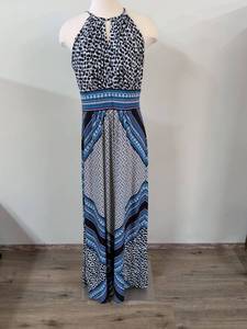 lot 51 image: London Style Collection Geometric Print Maxi Dress