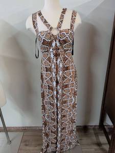 Bisou Bisou Snake Print Maxi Dress