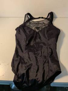 lot 55 image: Delias Black Mesh Tank Swimsuit Size 10
