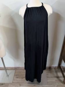 lot 57 image: Maurices Black Halter Maxi Dress Size M