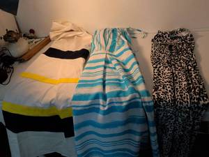 lot 62 image: 247 Maurices Animal Print and Striped Dress Bundle