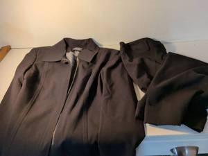 lot 74 image: Worthington Works Black Zip-Up Jacket