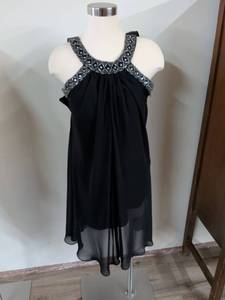 lot 82 image: Scarlett Nite Black Cocktail Dress with Beaded Neckline